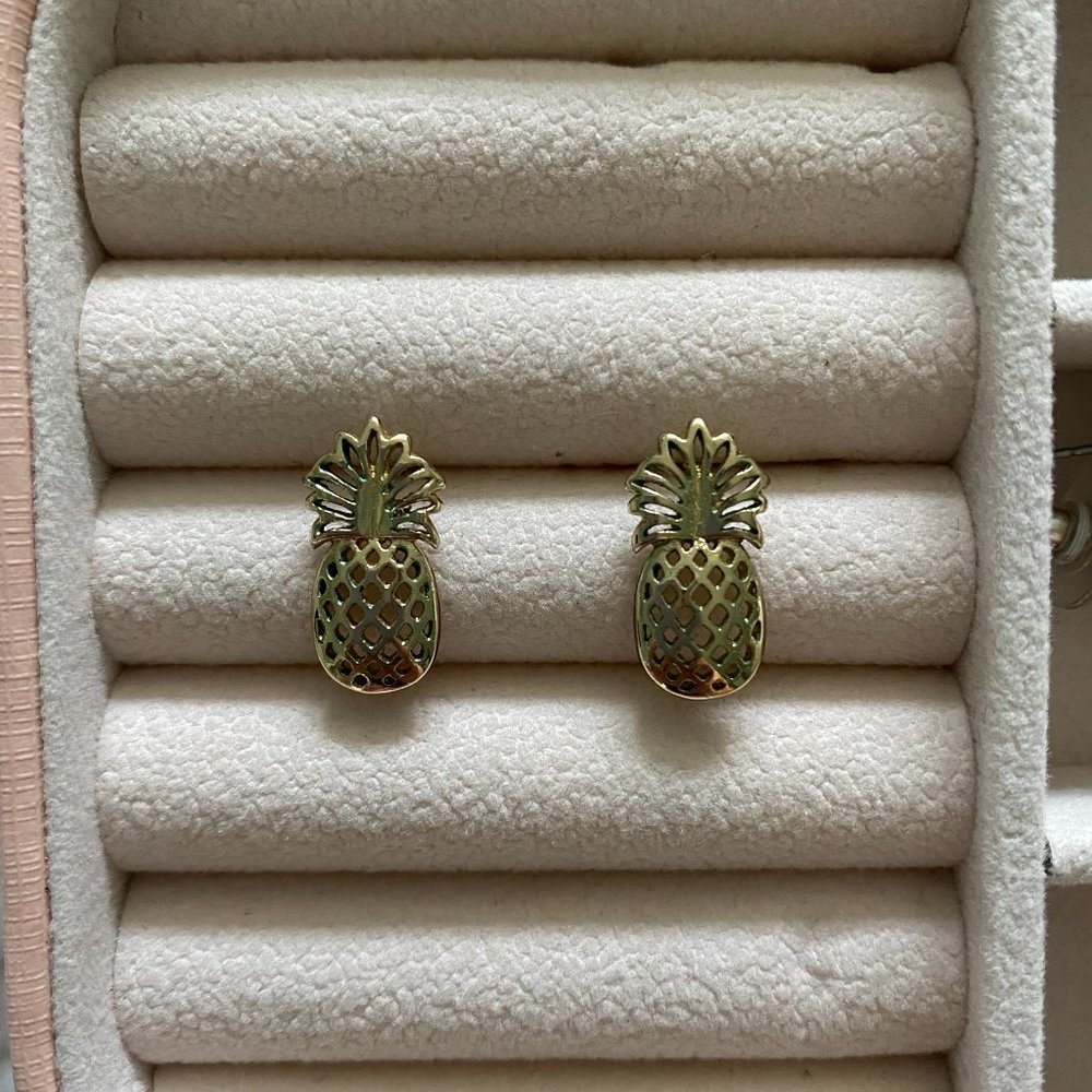 MarleyLilly | Gold Pineapple Earrings